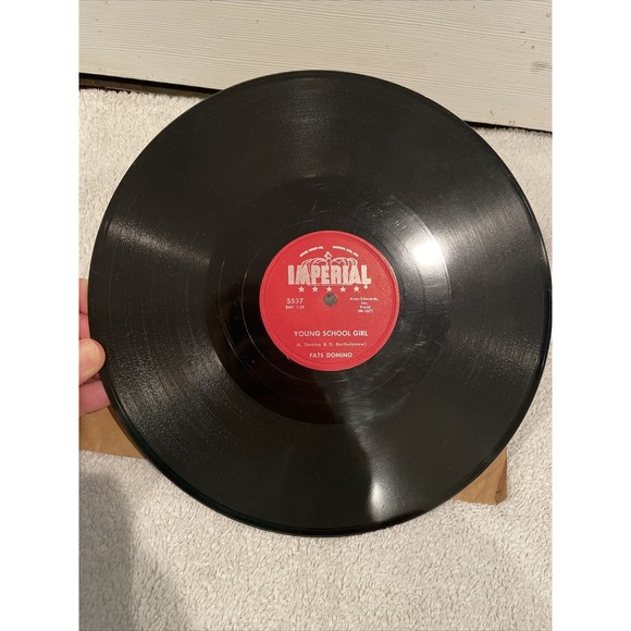 Fats Domino 78 It Must Be Love Young School Girl Imperial 5537 R&B 1958 Soul - Picture 6 of 11